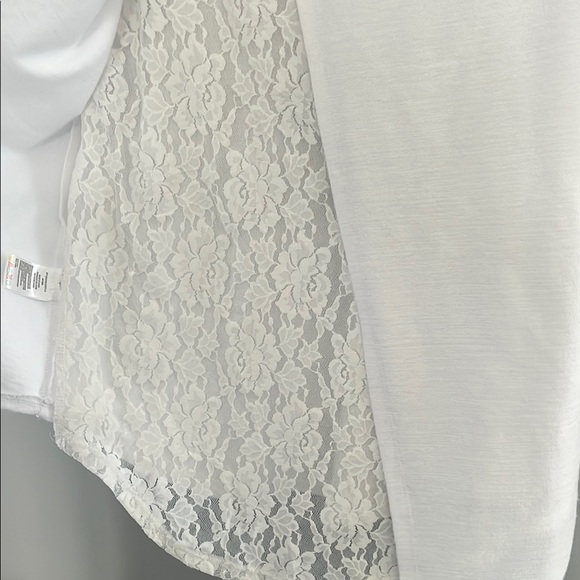 White La Classe Couture  Asymmetrical Sleeveless Tank Top - Picture 5 of 5